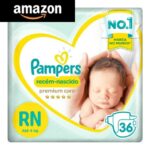 Fralda Pampers Premium Care Tamanho RN 36 unidades *Amazon*
