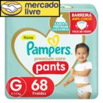 Pampers Fralda Pants Premium Care G 68
