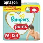 Pampers Fralda Pants Premium Care M 124