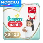 Pampers Fralda Pants Premium Care XG 128