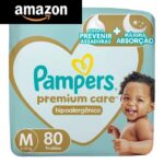 Fralda Pampers Premium Care M 80