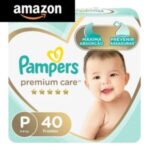 Fralda Pampers Premium Care Tamanho P 40 unidades *Amazon*