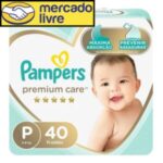 Fralda Pampers Premium Care Tamanho P 40 unidades *Mercado Livre*