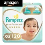 Fralda Pampers Premium Care XG 120