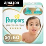 Fralda Pampers Premium Care XG 60