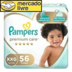 Fralda Pampers Premium Care XXG 56